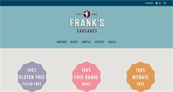 Desktop Screenshot of frankssausages.co.nz